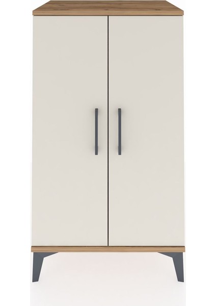 Hyperion Komodin 2 Kapaklı 60X44X106 Çam-Aytaşı