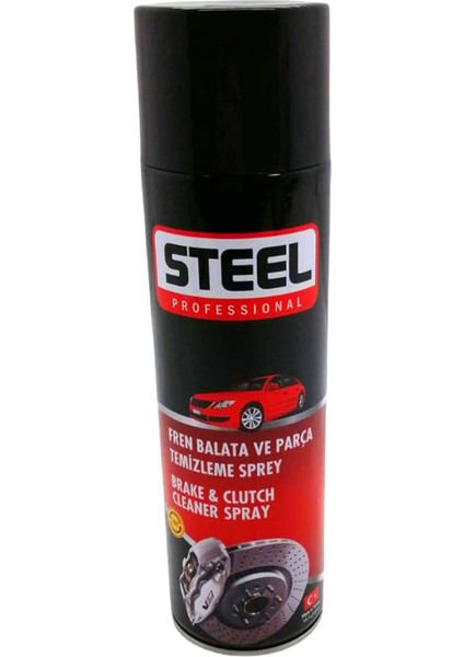 Steel CK-6378 Fren Balata ve Parça Temizleme Spreyi 500ML (4172)