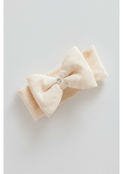 Tıny Lace Düğme Detaylı Saç Bandı - Caramell - BNT1915 - Bej - St - BNT1915-BEJ-ST Bej