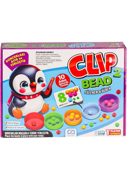 CAPLS-5286 Clip Bead Kutu Oyunu -Ca Games