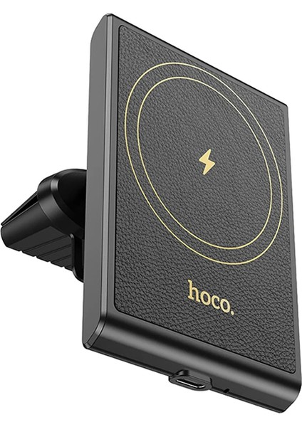 Hoco HW19 Klima Havalandırma Bölmesi Wireless Kablosuz Hızlı Şarj Araç Telefon TUTUCU-(1903)