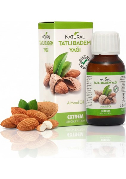 Bitkisel Tatlı Badem Yağı - Cilt ve Saç Için Nemlendirici ve Besleyici 50 ml x 2 Adet fiyatları