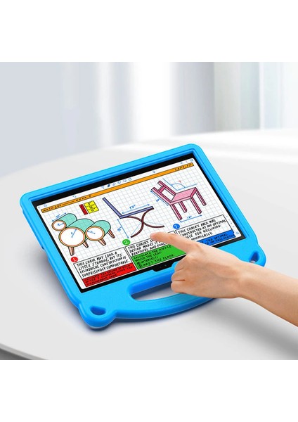 Dux Ducis Panda Sm Tab A8 2021 10.5 (X200/X205) Kılıf Çocuk Shockproof Standlı TAŞINABILIR-(1903)