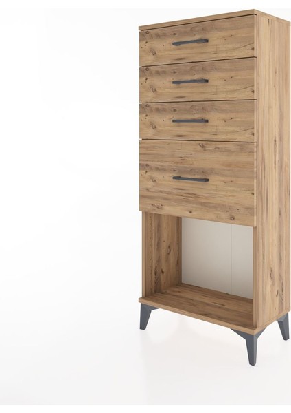 Hyperion Dolap 4 Çekmeceli 60X44X134 Çam-Çam modelleri