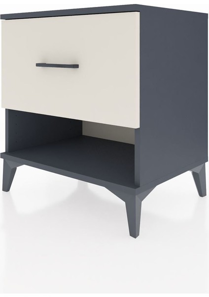 Hyperion Komodin Tek Çekmeceli 60X44X64 Antrasit-Aytaşı modelleri