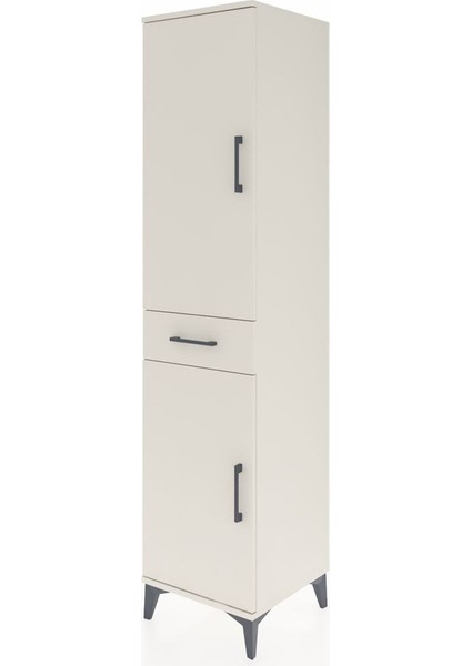 Hyperion Dolap 4 Raflı Tek Çekmeceli 2 Kapaklı 44X44X195 Aytaşı-Aytaşı modelleri