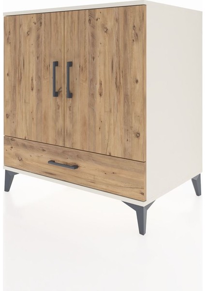 Kronos Şifonyer 3 Raflı Tek Çekmeceli 2 Kapaklı 88X59X96 Aytaşı-Çam modelleri