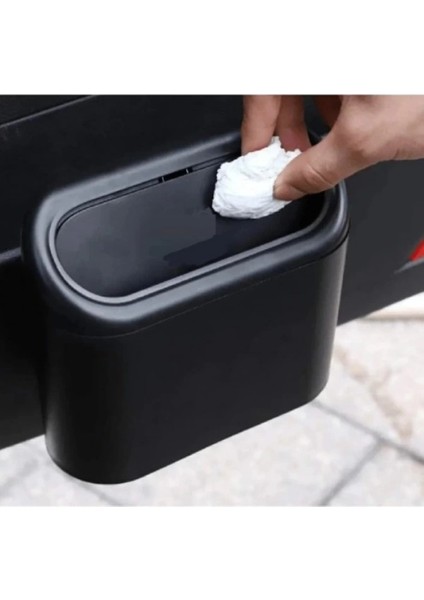 Araba Çöp Kutusu Kapaklı Organize Siyah Renk fırsatları