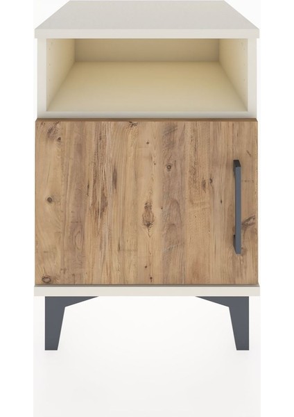 Hyperion Komodin Tek Raflı Tek Kapaklı 44X44X64 Aytaşı-Çam