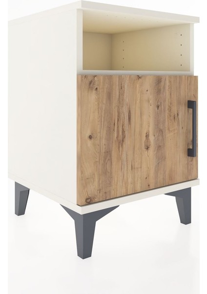 Hyperion Komodin Tek Raflı Tek Kapaklı 44X44X64 Aytaşı-Çam fiyatları