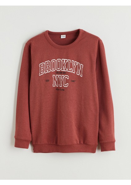 Yeni Sezon Bisiklet Yaka Erkek Çocuk Sweatshirt