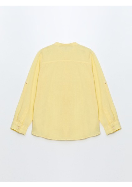 Yeni Sezon Hakim Yaka Dokulu Erkek Çocuk Gömlek modelleri