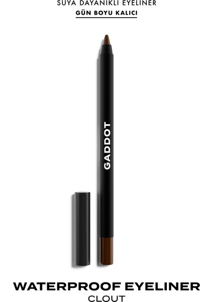 - Clout - Suya Dayanıklı Waterproof Kahverengi Göz Kalemi - Gün Boyu Kalıcılık