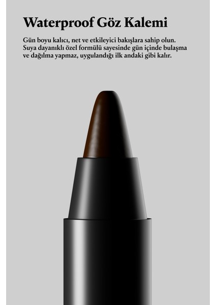 - Clout - Suya Dayanıklı Waterproof Kahverengi Göz Kalemi - Gün Boyu Kalıcılık fiyatları