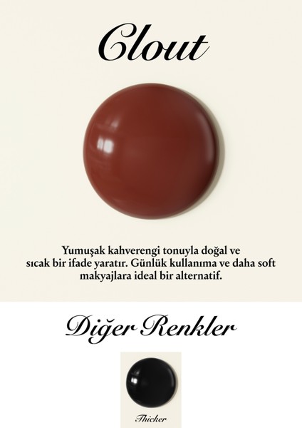 - Clout - Suya Dayanıklı Waterproof Kahverengi Göz Kalemi - Gün Boyu Kalıcılık fırsatları