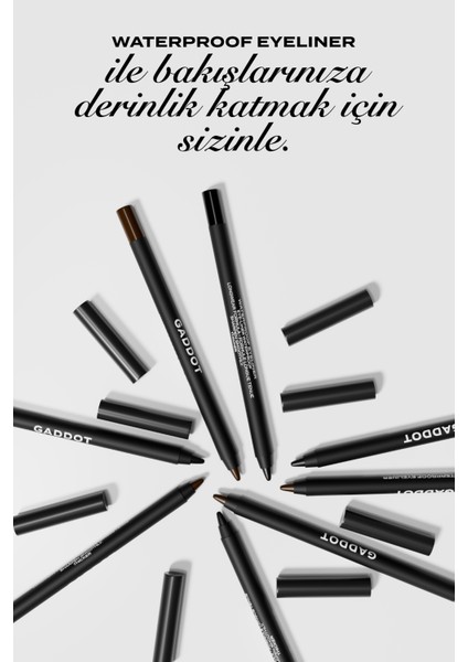- Clout - Suya Dayanıklı Waterproof Kahverengi Göz Kalemi - Gün Boyu Kalıcılık indirimleri