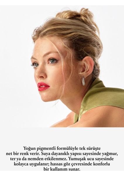 - Clout - Suya Dayanıklı Waterproof Kahverengi Göz Kalemi - Gün Boyu Kalıcılık