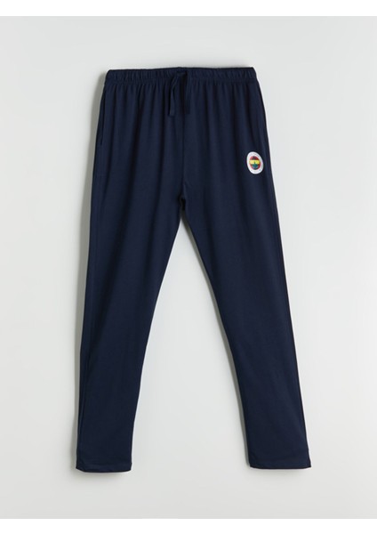 Yeni Sezon Standart Kalıp Fenerbahçe Baskılı Erkek Pijama Alt