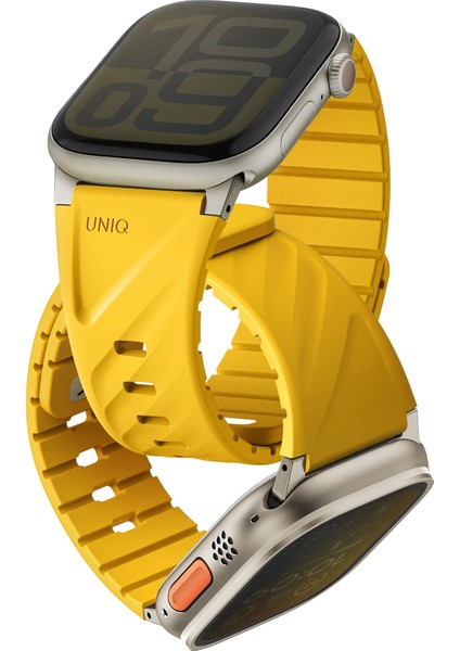 Apple Watch Ultra 49/46/45/44/42/41/40MM Kordon Manyetik Toka Sporcu Kayışı Sağlam Premium Tasarım