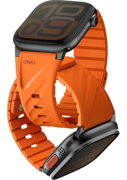 Apple Watch Ultra 49/46/45/44/42/41/40MM Kordon Manyetik Toka Sporcu Kayışı Sağlam Premium Tasarım