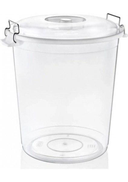 Plus Şeffaf Bakliyat Kovası 50 Litre -ASD173