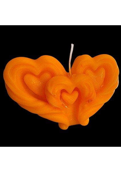 Dekoratif 3 Lü Kalp Modeli Kokulu Mum fırsatları