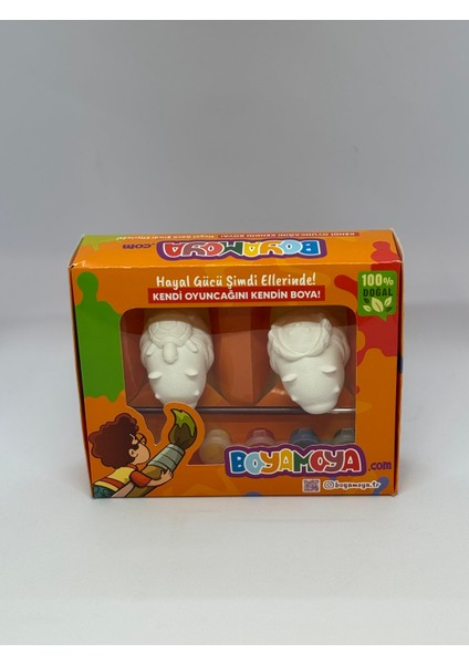 Boyanabilir Capybara Figür Boyama Seti Doğal Malzeme modelleri