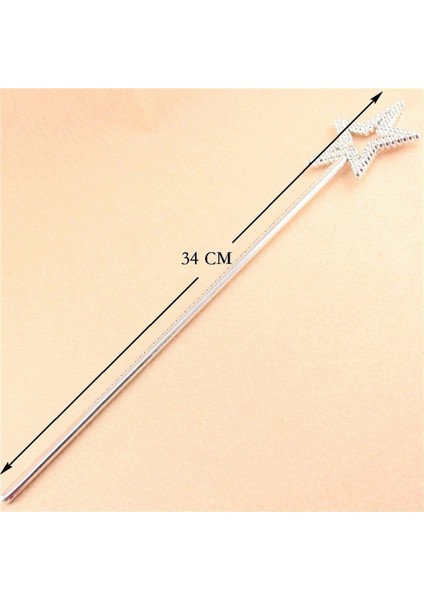 Yıldız Model Peri Asası Melek Asası Prenses Asası Metalize Gümüş Renk fiyatları