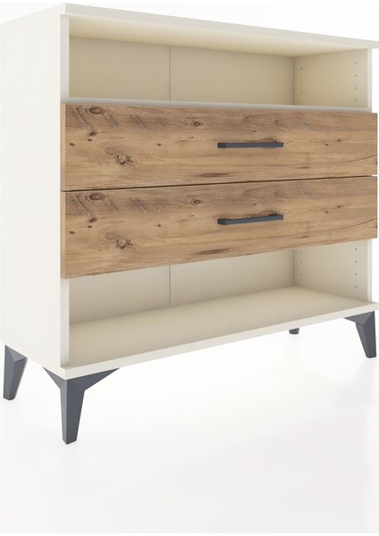 Arges Şifonyer Tek Raflı 2 Çekmeceli 88X30X80 Aytaşı-Çam fiyatları