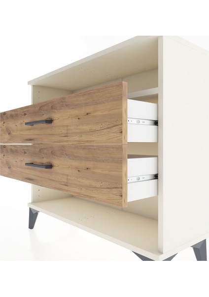 Arges Şifonyer Tek Raflı 2 Çekmeceli 88X30X80 Aytaşı-Çam indirimleri