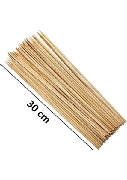 Çöp Şiş 30cm | Ahşap Çubuk | -ALK-119