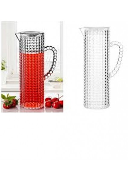 Akrilik Boncuklu Oval Sürahi -AV-158