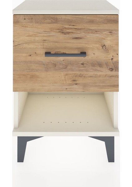 Arges Komodin Tek Çekmeceli 44X30X64 Aytaşı-Çam