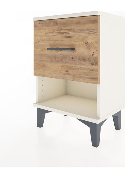 Arges Komodin Tek Çekmeceli 44X30X64 Aytaşı-Çam modelleri