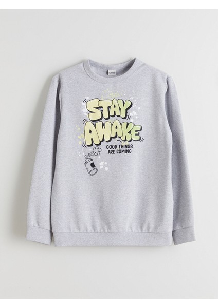 Yeni Sezon Bisiklet Yaka Erkek Çocuk Sweatshirt