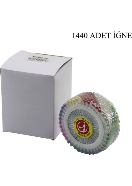 Yuvarlak Disk Standlı 1440 Adet Renkli Toplu Başörtü Iğnesi (5067) fiyatları