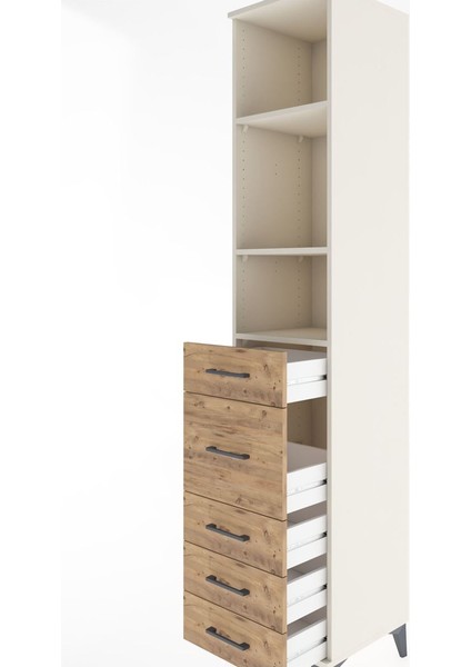 Hyperion Dolap 3 Raflı 5 Çekmeceli 44X44X221 Aytaşı-Çam indirimleri