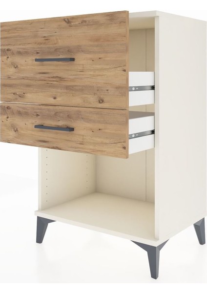 Hyperion Komodin 2 Çekmeceli 60X44X96 Aytaşı-Çam fırsatları