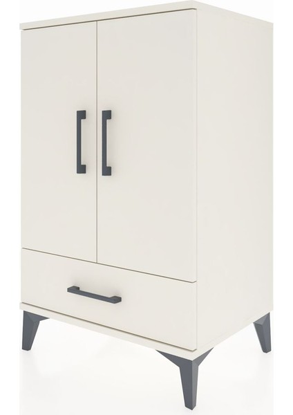 Hyperion Komodin 3 Raflı Tek Çekmeceli 2 Kapaklı 60X44X96 Aytaşı-Aytaşı modelleri