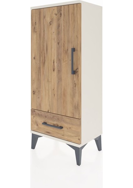 Arges Komodin 3 Raflı Tek Çekmeceli Tek Kapaklı 44X30X106 Aytaşı-Çam modelleri