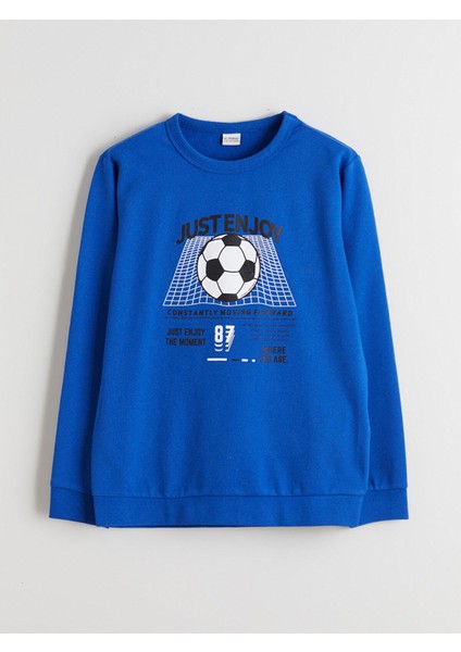 Yeni Sezon Bisiklet Yaka Erkek Çocuk Sweatshirt