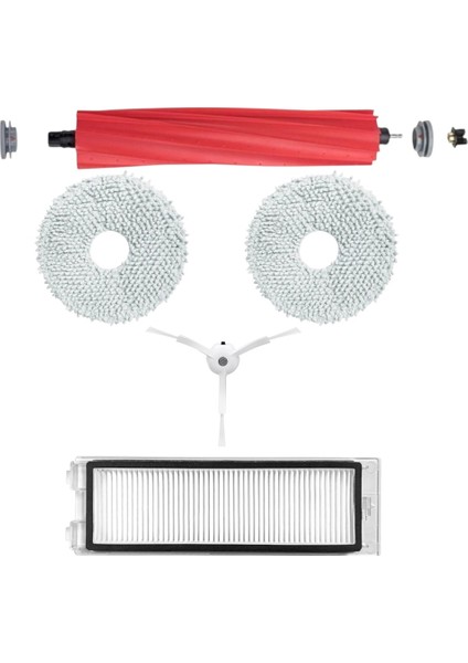 Roborock Qrevo Robot Süpürge Uyumlu 5'li Yedek Parça Seti