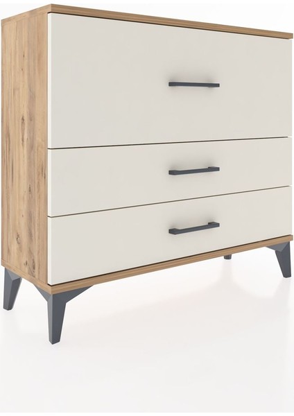 Arges Şifonyer 3 Çekmeceli 88X30X80 Çam-Aytaşı fiyatları