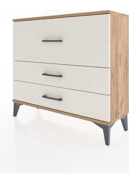 Arges Şifonyer 3 Çekmeceli 88X30X80 Çam-Aytaşı modelleri