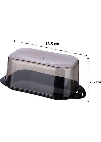 Kilitli Plastik Kapaklı Kahvaltılık Tereyağlık Peynirlik Erzak Saklama Kabı AP-9428 (4172) fiyatları