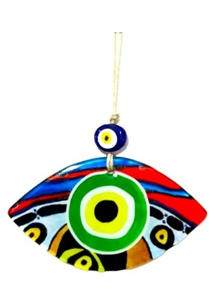 Yeşil Göz Modelli Füzyon Cam Duvar Dekorasyonu fiyatları