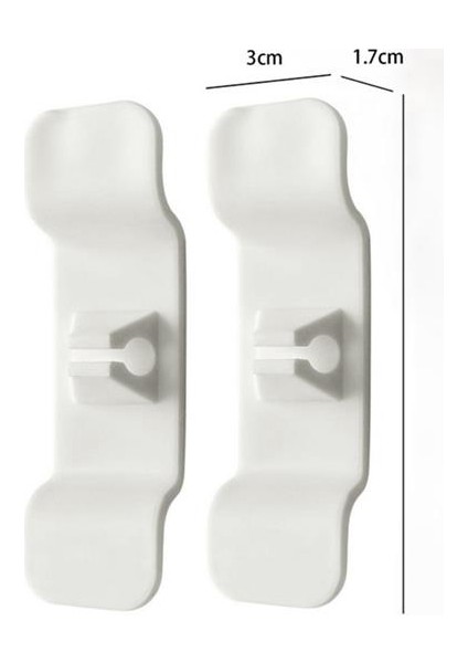 6&#39;lı Pratik Kablo Toparlayıcı Yapışkanlı Klips Mutfak Air Fryer Kettle Kahve Tost Makinası (5067) fırsatları