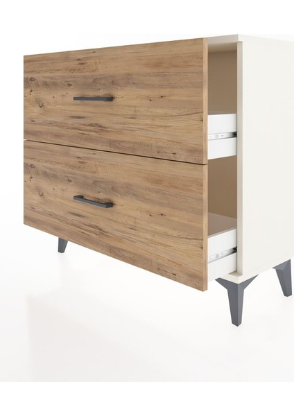 Arges Şifonyer 2 Çekmeceli 88X30X80 Aytaşı-Çam fırsatları