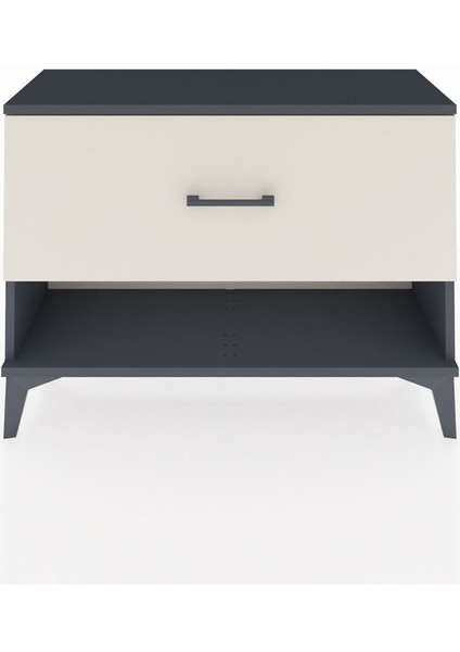 Arges Şifonyer Tek Çekmeceli 88X30X64 Antrasit-Aytaşı