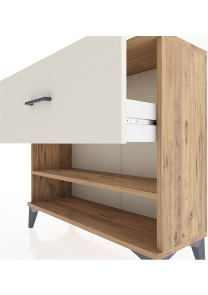 Arges Şifonyer Tek Raflı Tek Çekmeceli 88X30X80 Çam-Aytaşı indirimleri